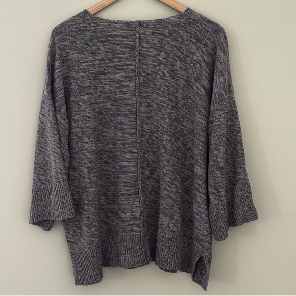 Coldwater Creek Cotton Blend 3/4 Sleeve V-Neck Lightweight Sweater Size 2X - Picture 4 of 5